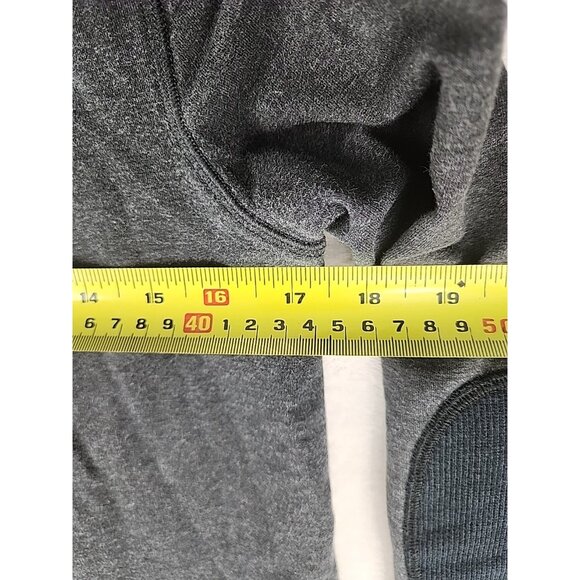 Lululemon Women's Jacket Gratitude Wrap Elbow Patch Heathered Gray Size 8 Medium - Picture 6 of 15